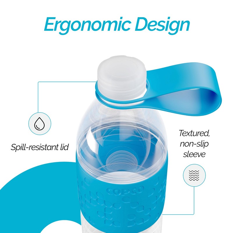 Copco Hydra 20 oz Tritan Water Bottle with Spill Resistant