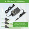 WDERAIR 97mm x 33mm BBQ Blower Fan 12V with 120V