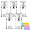 Cosywell Airless Pump Dispenser Bottles 5 Pack 1.7oz/50ml Empty Moisturizer