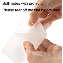 Pack of 6 Acrylic Business Card Holder for Desk, Transparent Business Card Holder for Exhibitions, Homes and Offices, Business Cards Display