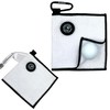 MAGOLFIN Small Magnetic Golf Towel with Clip, Microfiber Waffle Design