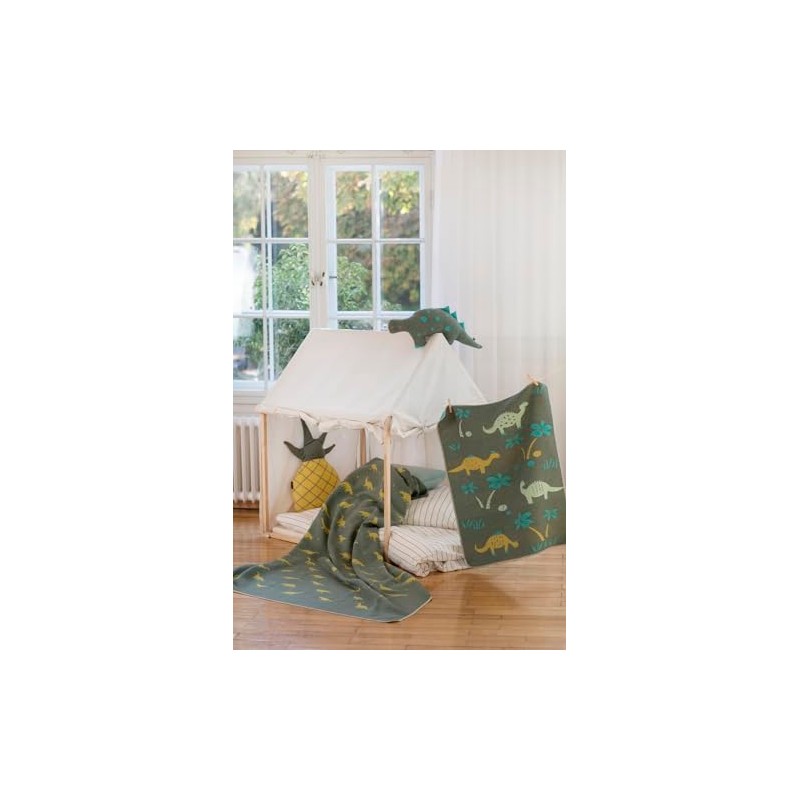 David Fussenegger Juwel Filled Cushion Dino Ivy 70 x 25