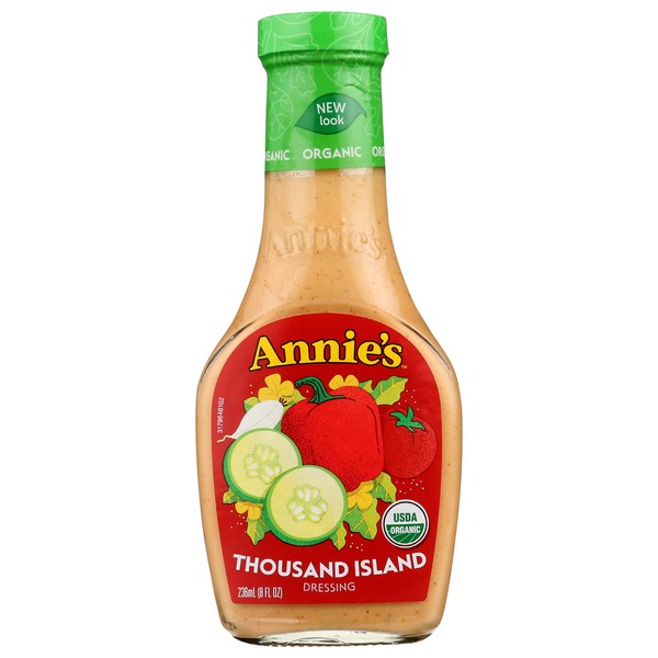 Annie's Organic Thousand Island Salad Dressing, Non-GMO, 8 fl. oz.