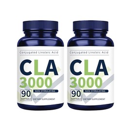 Vicwell CLA 3000mg Softgels – Conjugated Linoleic Acid with Safflower Oil – CLA Supplement to Support Fitness Goals & Body Composition (2 Bottles)
