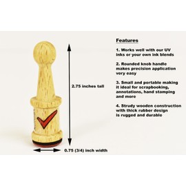 Little Classic Rubber Stamp (Check Mark and X)