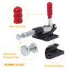 POWERTEC 4PK Push Pull Toggle Clamp, 500lbs Holding Capacity, 305CM