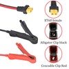 HCFeng 14AWG XT60 to Battery Alligator Clip Cable XT60 Conncter