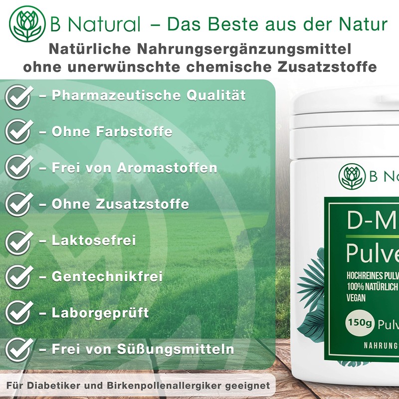 D Mannose Powder 150 g - Pure & Natural No