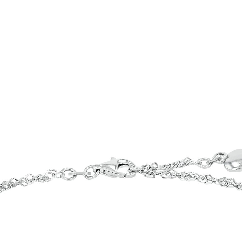 Amor Anklet 925 Sterling Silver Women's Summer Jewellery 25 cm