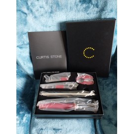 Curtis Stone Wine Set with Wine Pump, Chiller with Spout, Aerator & Foil Cutter