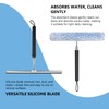 Squeegee for Shower Glass with Long Handle – Extends 13"