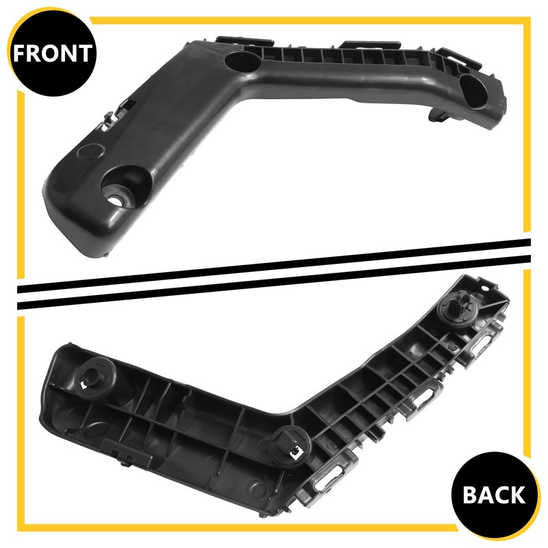 BXZ Front Bumper Cover Retainer Bracket Hold Mount Pair 2Pcs