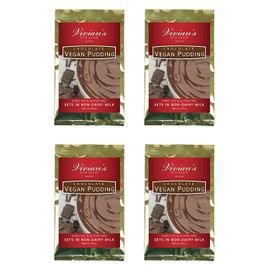 Vegan Chocolate Instant Pudding 4 Pk by Vivian's Live Again Dairy Free, Soy Free, Gluten Free