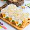 Clawsoff 200 Pack 9 oz Clear Plastic Cups with Lids,