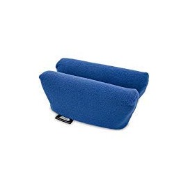 Universal Crutch Underarm Pad Covers - Luxurious Soft Fleece with Sculpted Memory Foam Cores (Dark Blue)