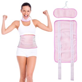 Castor Oil Pack - Reusable Wrap Adjustable Pack Wrap Kit for Liver, Aid Sleep, Auxiliary Liver and Abdominal Muscles to Improve Circulation Digestion (Castor Oi l Not Included) (2 Pack)