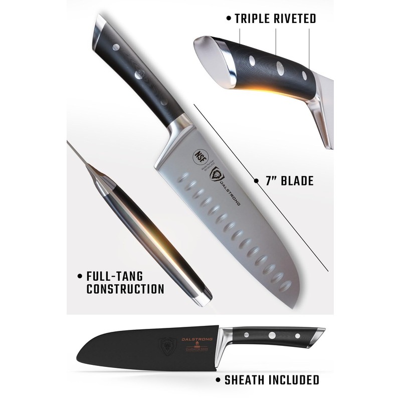 Dalstrong Santoku Knife - 7 inch - Gladiator Series ELITE