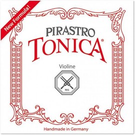 Pirastro Tonica Violin String Set, 1/4 - 1/8 Size, Medium Gauge with Ball End E, Premium Strings Made With Fine Flexible Synthetic Core, Replacement Accessory for Professional and Student Violin Players