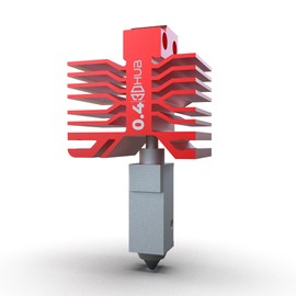 3DHUB Maker Series Replacement Hotend with Titanium heatbreak for Bambu Lab X1/P1 Series 3D Printers (0.80mm, Plated Copper (Thermal Conductivity: 330 W/m·k Mohs Hardness: 6.0))