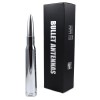 VMS RACING Anti-Theft Chrome Silver Tip 50 Caliber Bullet Stubby