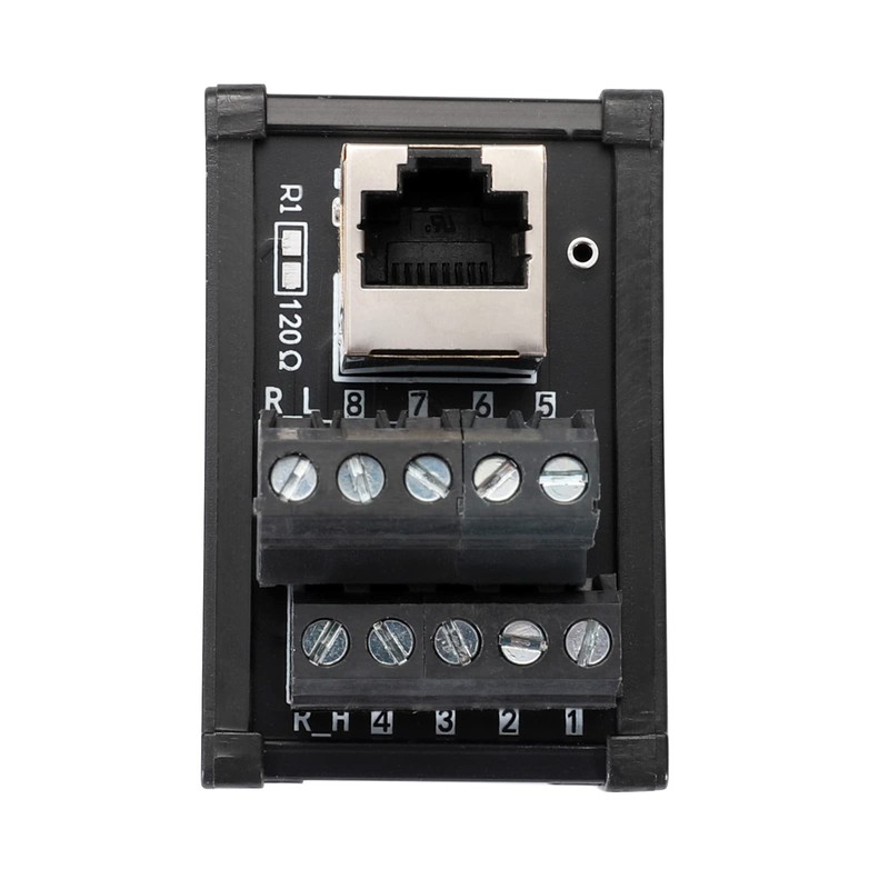 Jienk RJ45 8P8C DIN Rail Mount Ethernet Connector Distribution Breakout