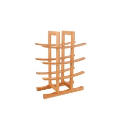 vic_space1 Wooden Wine Rack Kitchen Wood Home Decor Bar Storage Liquor Holder Fit 12 Bottle