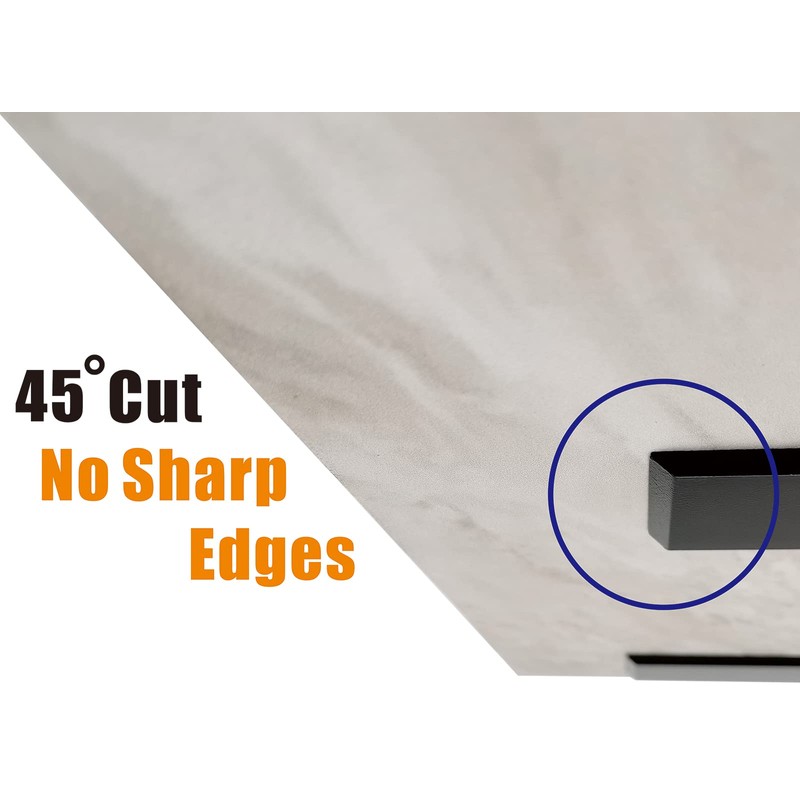 （2-Pack） Free Hanging T Shelf Bracket, Solid Heavy Duty Steel