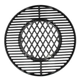 Hongso 8835 21.5 Inch Non-Stick Polished Porcelain Coated Grill Grates for Weber Original Kettle Premium 22 Inch Charcoal Grill, 22" Weber Performer Premium, Deluxe Charcoal Grill, 22'' Smokers
