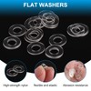 PATIKIL Nylon Flat Washers, 20 Pieces 0.2" ID 0.39" OD