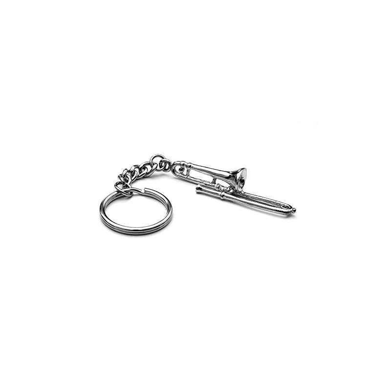Trombone Keyring with presentation pouch - 3D design perfect for