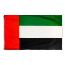 DANF United Arab Emirates Flag 3ftx5ft Polyester UAE Dubai Flags 3 x 5 Foot