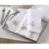 Saro Lifestyle Embroidered Fuchsia Table Napkin with Hemstitch Design (Set