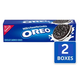 Oreo Chocolate Creme Sandwich Cookies Original, 2-5.25 Oz Boxes - Cookies Oreo Chocolate (Lyfno Trademark Spoon Included)