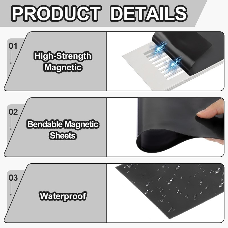 PATIKIL 12" x 12" Magnetic Vent Cover, 2 Pcs Floor