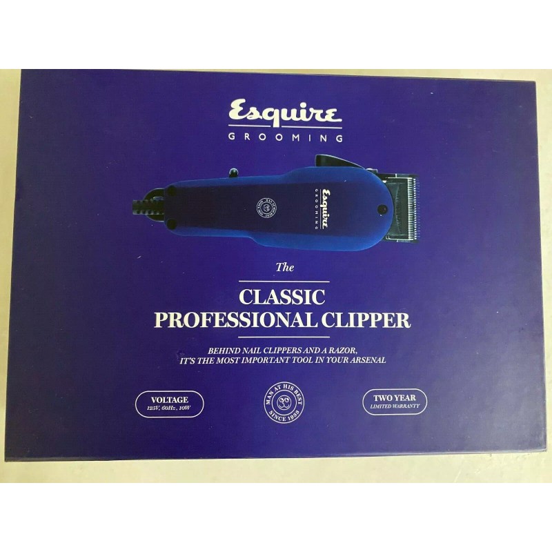 Esquire Grooming The Classic Professional Clipper. Two years Warranty, NEW