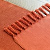 Artoid Mode Terracotta Orange Boho Rural Rustic Farmhouse Tassel Table