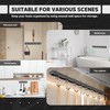 SNOMEL Adjustable Towel Racks for Bathroom, Over The Door Towel