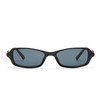 Le Specs Bamboozler Sunglasses - Black, Rectangle, Unisex, Micro 90s