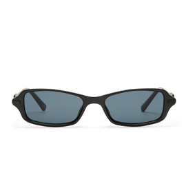 Le Specs Bamboozler Sunglasses - Black, Rectangle, Unisex, Micro 90s Sleek Style