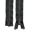 YKK #5 2-Way Antique Metal Zipper 26"