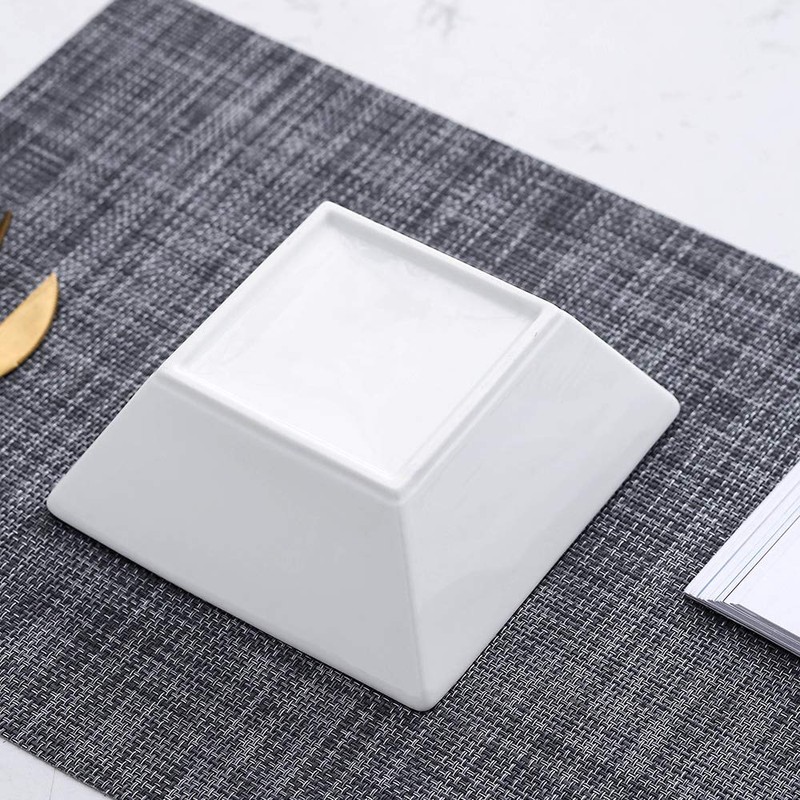 Porlien Classic Square 20-ounce Bowls Set of 3