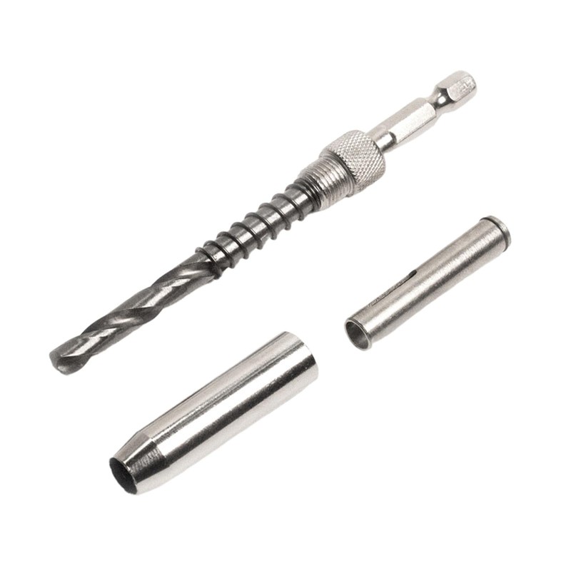 3Pcs Self-Centering Hinge Drill Bit Set - 1/4" Hex Shank
