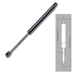 Set of Two Gas Spring/Prop/Strut/Shock Struts with 12" Extended Length x 8" Compressed Length and 24 LB Pressure (48 LB Pressure per Set)