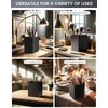 GaryVault Black Kitchen Utensil Holder - Elegant Silverware Holder, Versatile