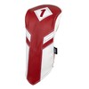 Izzo Golf Premium Molded Headcover Set Marron/White - Includes Driver,