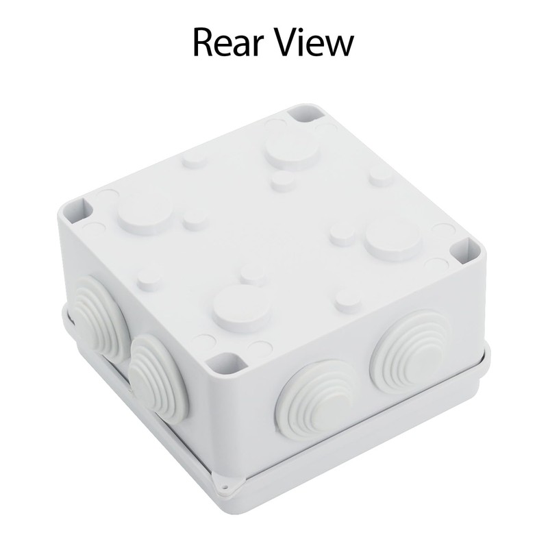 LeMotech ABS Plastic Dustproof Waterproof IP65 Junction Box Universal Electrical