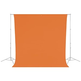 Westcott Wrinkle-Resistant 9' x 10' (2.75 x 3.05m) Backdrop for Photoshoots, Group Portraits, & Photo Booth. Portable and Travel Friendly (Tiger Orange)
