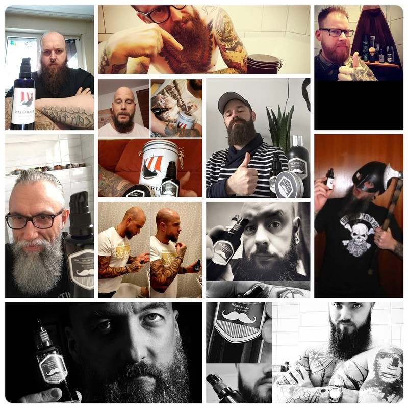 Bartöl Bartpflege Made in Germany - Mr. Burton´s Barbarian Beard