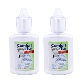 Westone Comfort Ear Natural Ear Drops for Itchy Ears, Ear Ache Drops Adults & Kids | Earwax Aid for Dry Ears | Personal Comfort for Hearing Aid, Swimmers, and Ear Itch Relief for Humans | Pack of 2