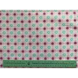 KEEPSAKE CALICO ABBEY TILE COTTON FABRIC  BTHY FACE MASKS QUILTS **BONUS ELASTIC